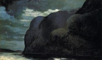 Winslow Homer : Cape Trinity, Saguenay River